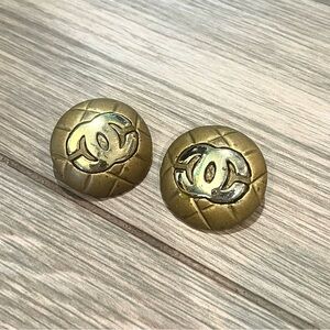 Chanel Gold Clip-On Earrings